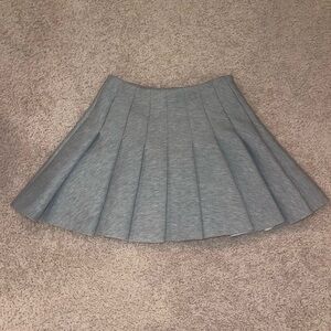 love...ady Gray Pleated Skirt